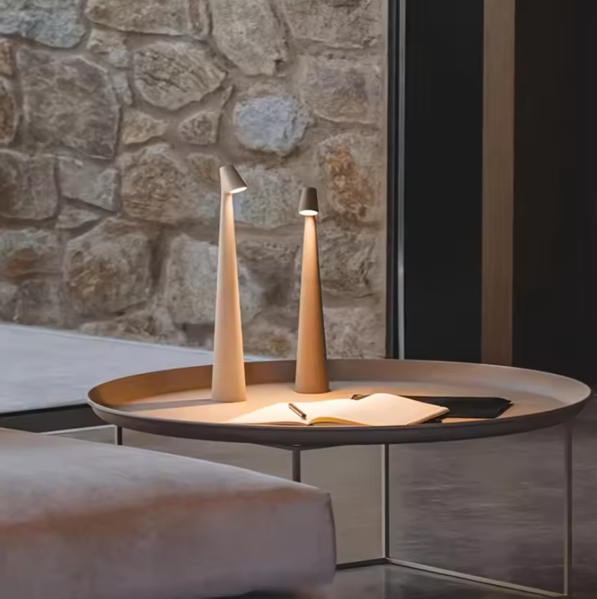 LED Table Lamp USB Charging Atmosphere Lamp Bedroom Bedside Lamp Top Touch Dimming Study Lamp Light Night Minimalist Desk Lamp