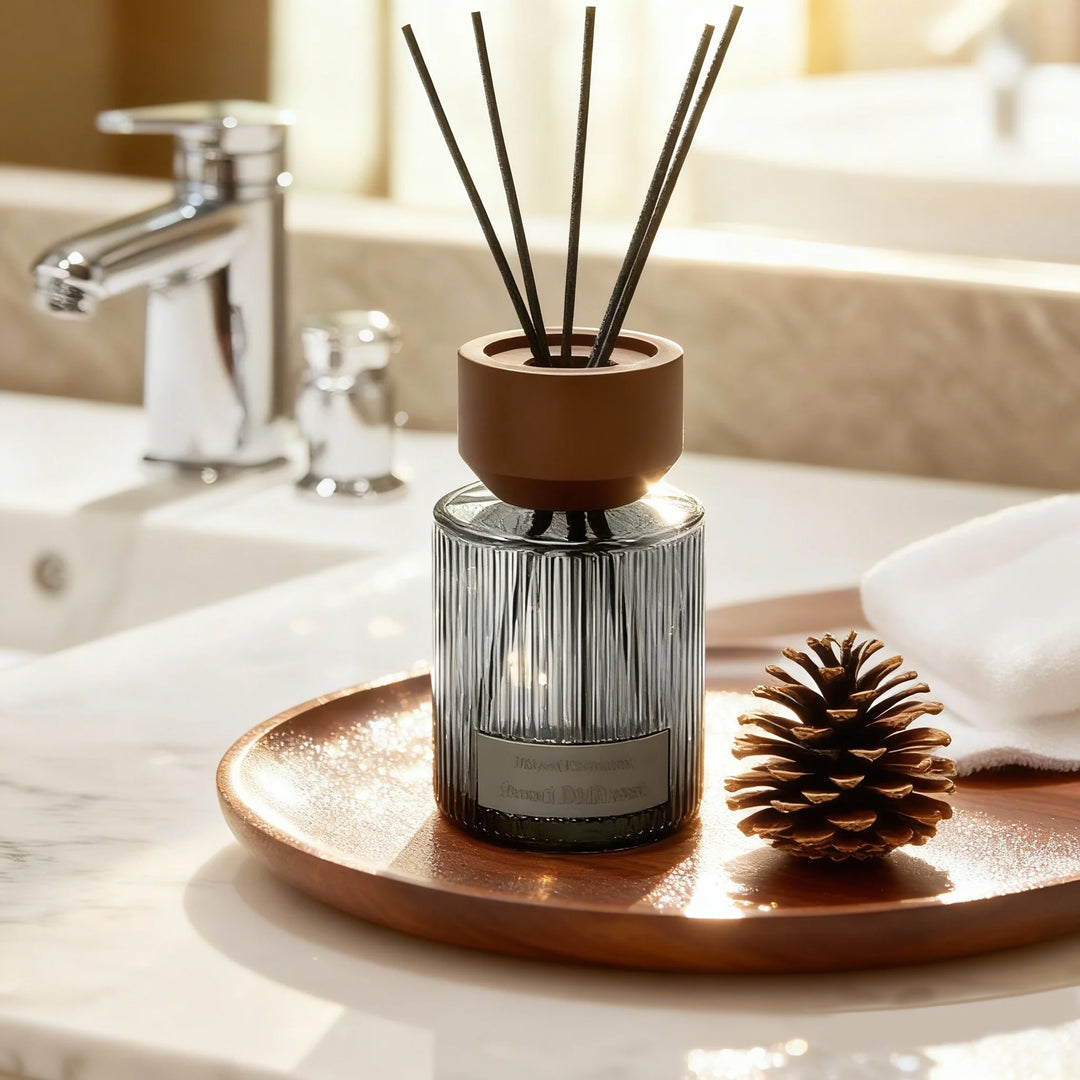 120ml Flameless Reed Diffuser Set Essential Oil Rattan Sticks Fragrance Home Fragrance Room Perfume Diffuser