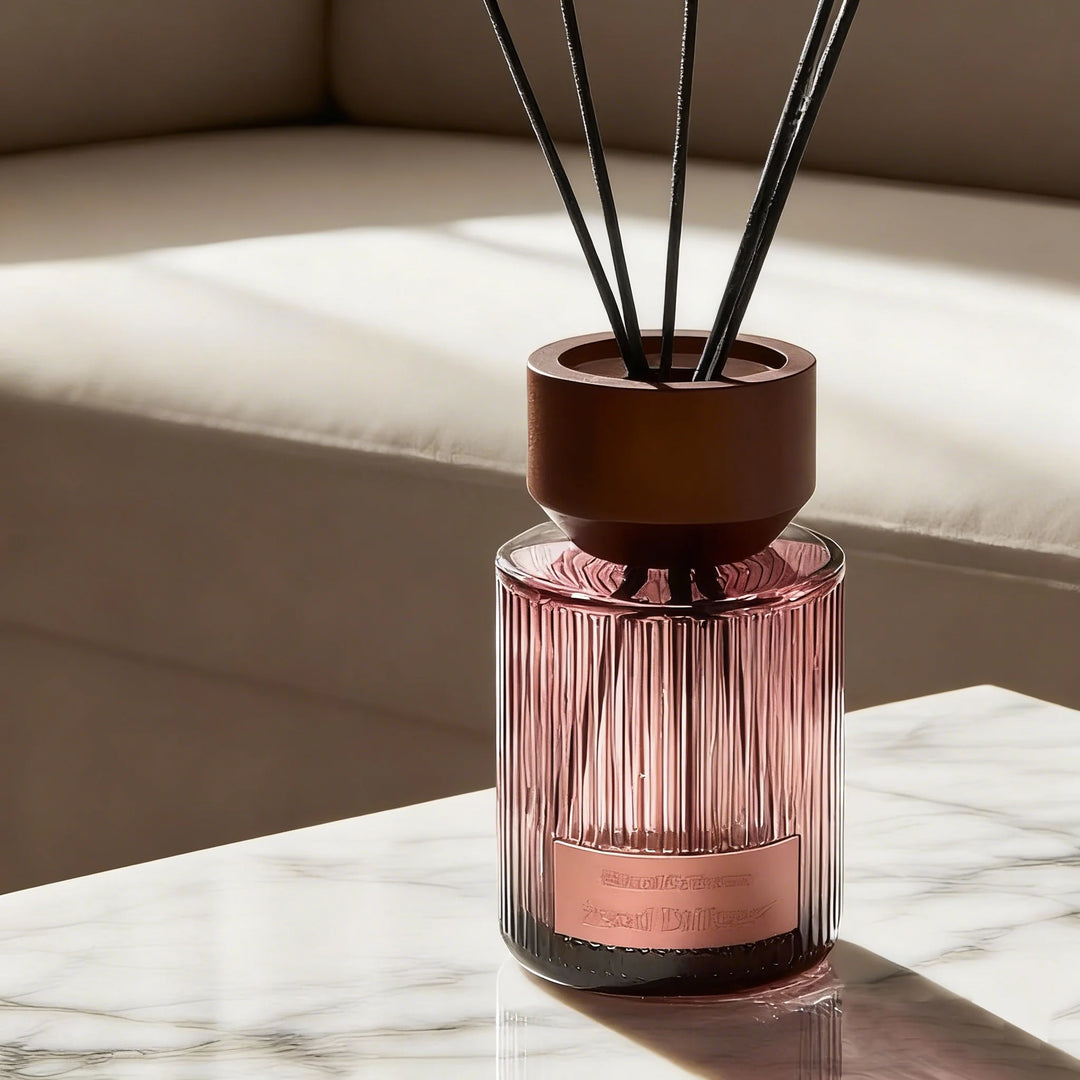 120ml Flameless Reed Diffuser Set Essential Oil Rattan Sticks Fragrance Home Fragrance Room Perfume Diffuser