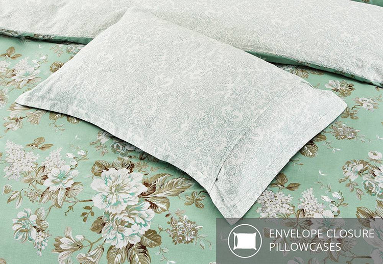 Contempo Palmeria 100% Cotton Quilt Cover Set - Aussino Malaysia