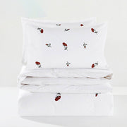 Contempo Rose Embroidery 100% Cotton Quilt Cover Set - Aussino Malaysia