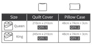 Relax Piki Quilt Cover Set - Aussino Malaysia