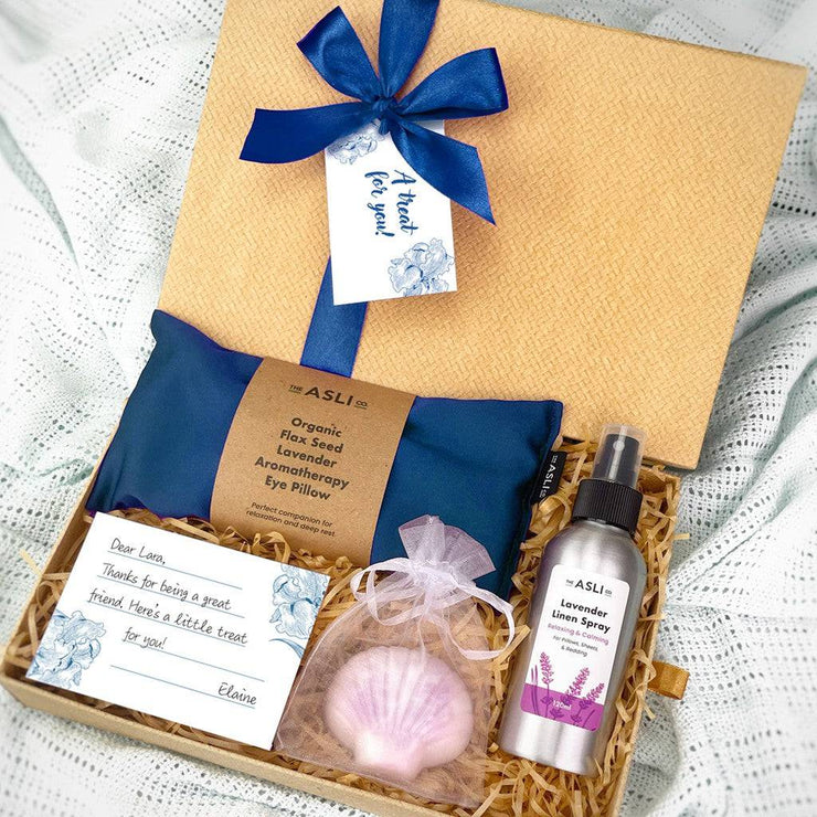 Gift Set A box full of relaxing goodies for her/him (Ship From Local Supplier) - Aussino Malaysia