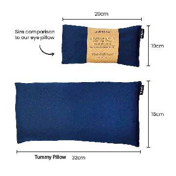 Lavender Tummy / Neck / Back Heated Pillow Bantal (for period pain, cramps, muscle relaxation) with Lavender Flax seed (Ship From Local Supplier) - Aussino Malaysia