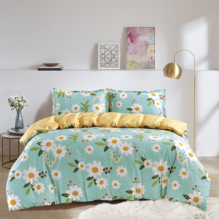 Inspire Juna 100% Cotton Quilt Cover Set - Aussino Malaysia
