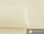 100% Microfiber Solid Colored 560 Threadcount Fitted Sheet Sets - Aussino Malaysia