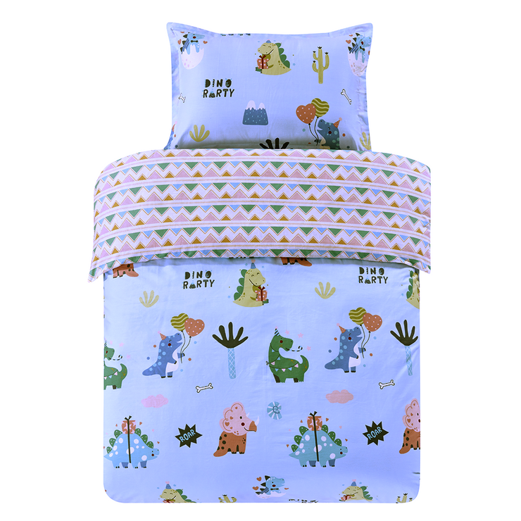 Aussino Kids Dinos 100% Cotton Quilt Cover Set - Aussino Malaysia