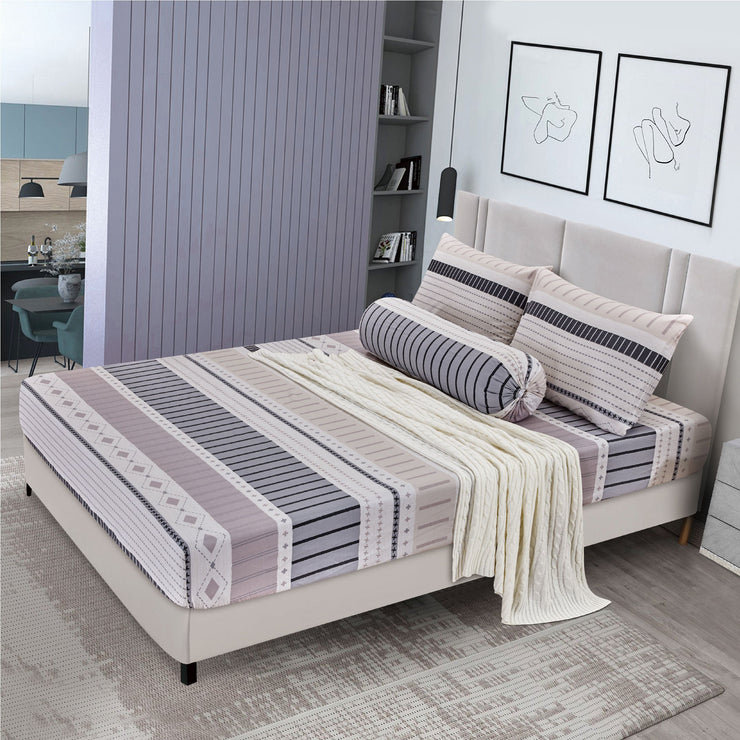 Loft Echo 100% Cotton Fitted Sheet Set - Aussino Malaysia