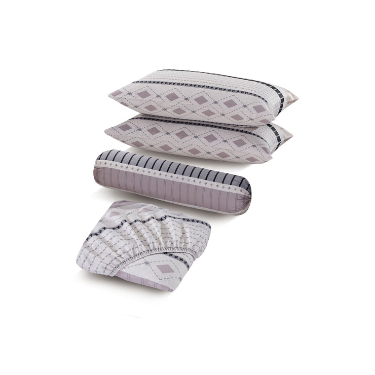 Loft Echo 100% Cotton Fitted Sheet Set - Aussino Malaysia