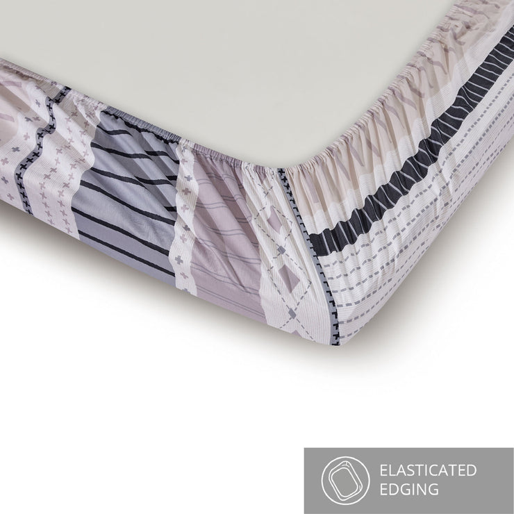 Loft Echo 100% Cotton Fitted Sheet Set - Aussino Malaysia