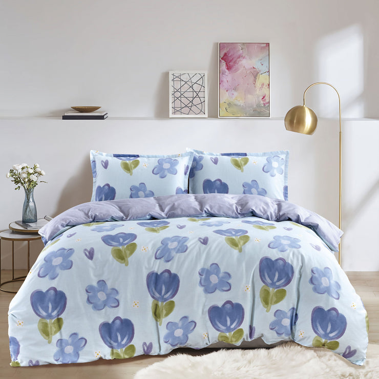 Inspire Gladys 100% Cotton Quilt Cover Set - Aussino Malaysia