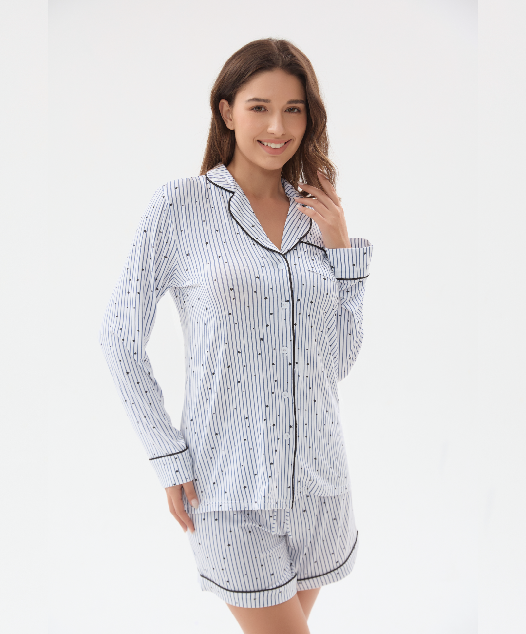 Cool Jammies Bamboo Cooling Long Sleeve Sleepwear Pajama Set - Aussino Malaysia