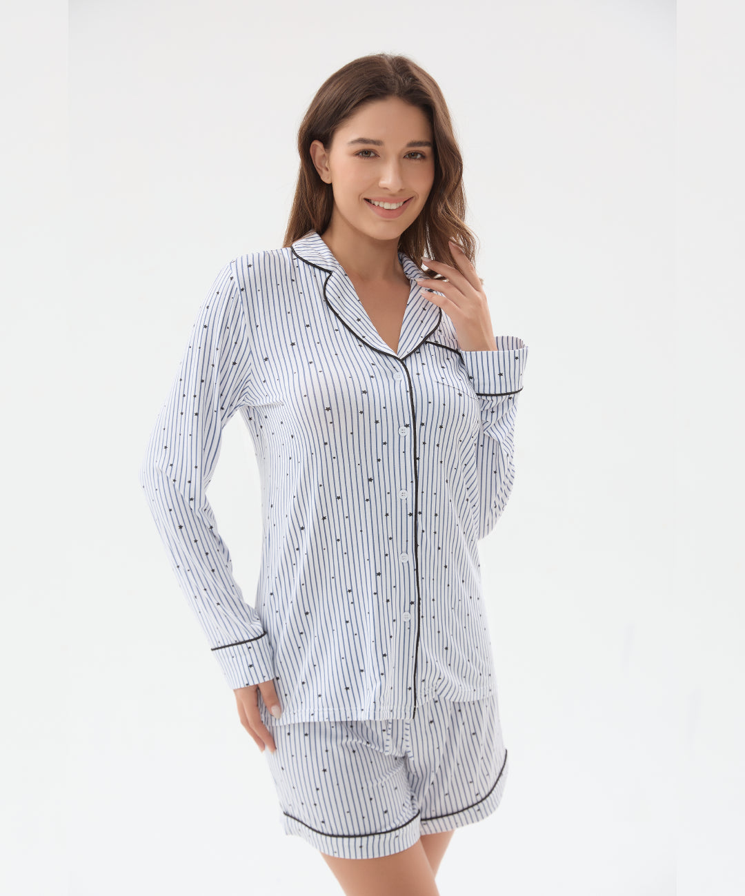 Cool Jammies Bamboo Cooling Long Sleeve Sleepwear Pajama Set - Aussino Malaysia