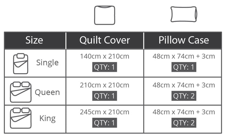 Relax Ember Quilt Cover Set - Aussino Malaysia