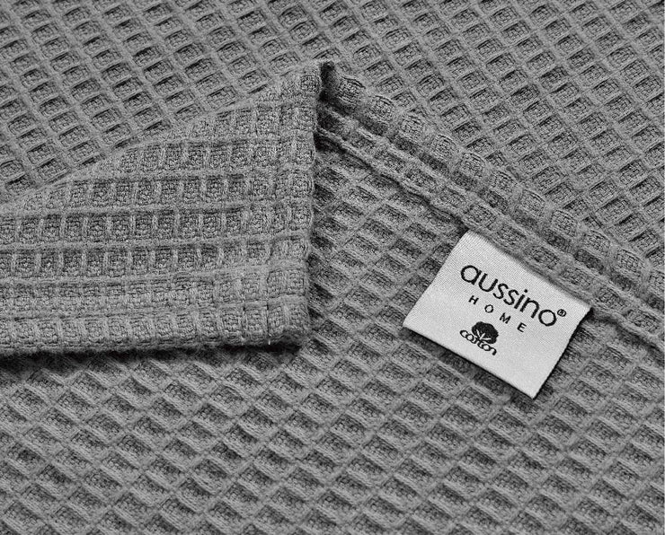 Aussino 100% Cotton Waffle Weave Thermal Blanket - Aussino Malaysia
